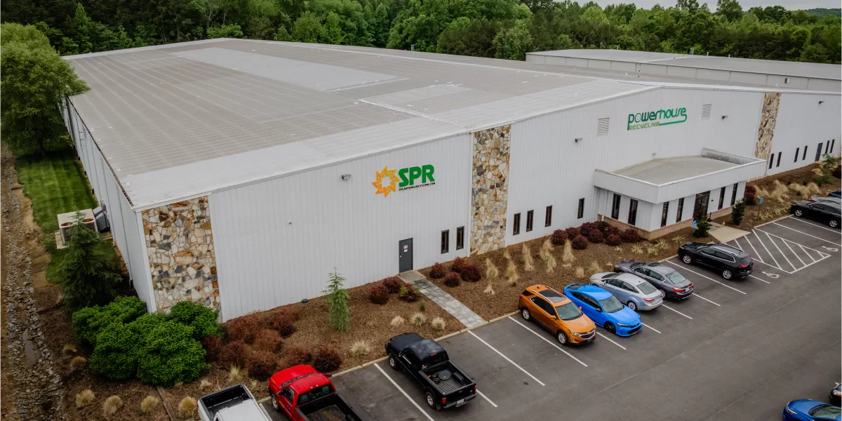Exterior of SPR recycling facility